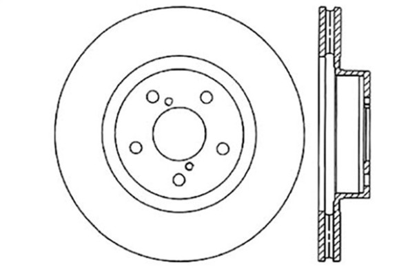 ST Drilled Sport Brake Rotors