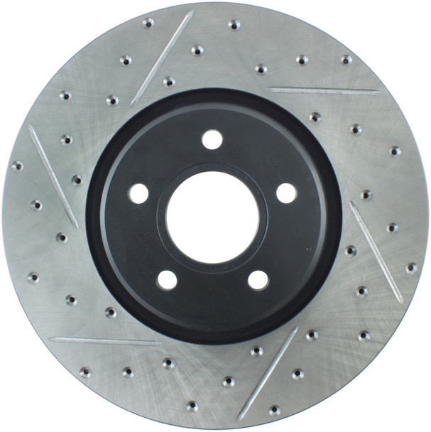StopTech Slotted & Drilled Sport Brake Rotor - STOPTECH127.39038R