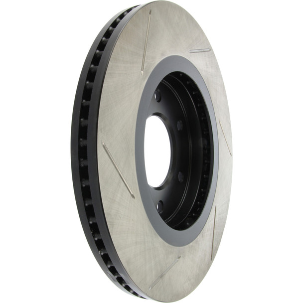 StopTech Power Slot 08-09 Infiniti QX4/QX56 / 07-09 Nissan Armada Left Front Slotted Rotor - STOPTECH126.42099SL