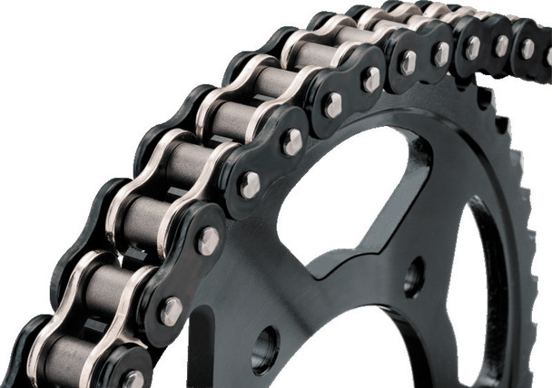 BikeMaster 525x120 BMZR Z-Ring Chain - Black/Chrome - BIKEMASTER197412
