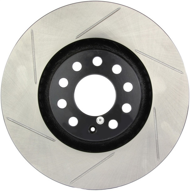 StopTech Power Slot 01-06 Audi Allroad / 05-09 A4 / 6/99-04 A6 / 99-02 S4 Right Front Slotted Rotor - STOPTECH126.33096SR