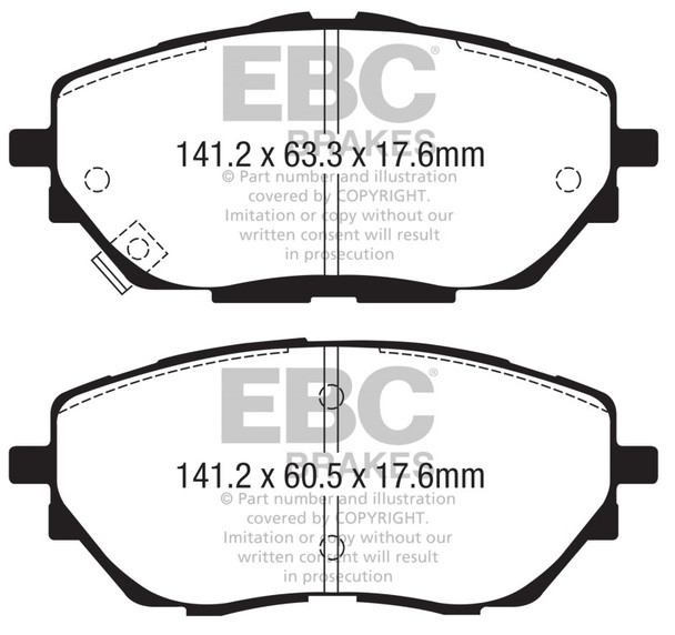 EBC Yellowstuff Brake Pad Sets