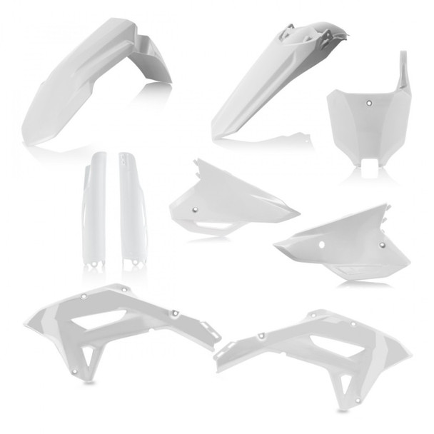Acerbis 21-23 Honda CRF250RX/ CRF450RX/ CRF450R-S Full Plastic Kit - White - ACERBIS2861800002