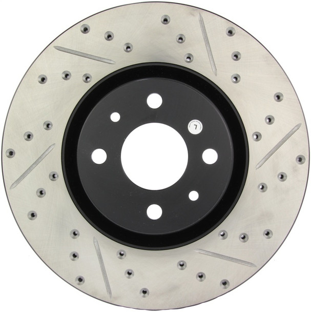 StopTech Slotted & Drilled Sport Brake Rotor - STOPTECH127.04004L