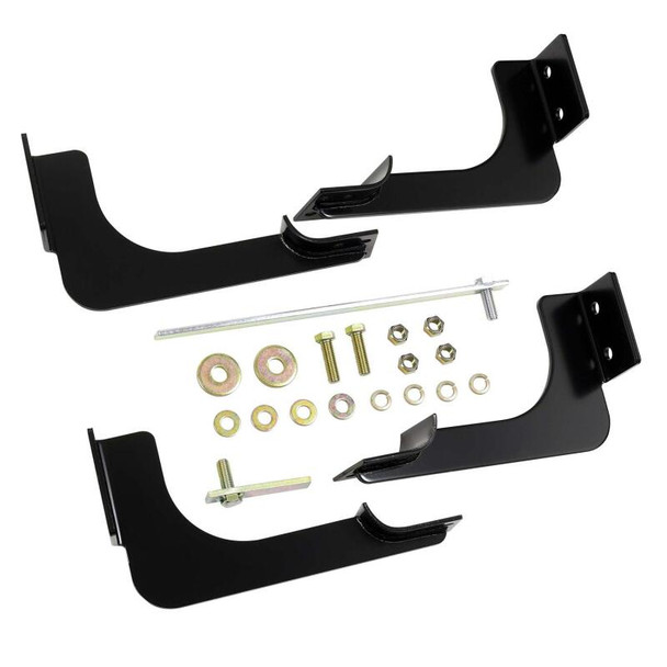 Westin 1999-2006 Toyota Tundra 4dr Ext Cab Premier Oval Nerf Step Bar Mount Kit - Black - WESTIN22-1345