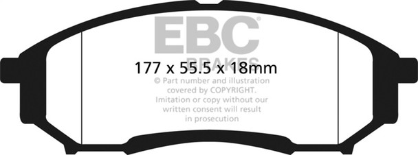 EBC Yellowstuff Brake Pad Sets