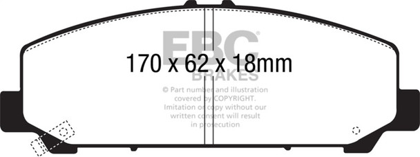 EBC Extra Duty Brake Pad Sets