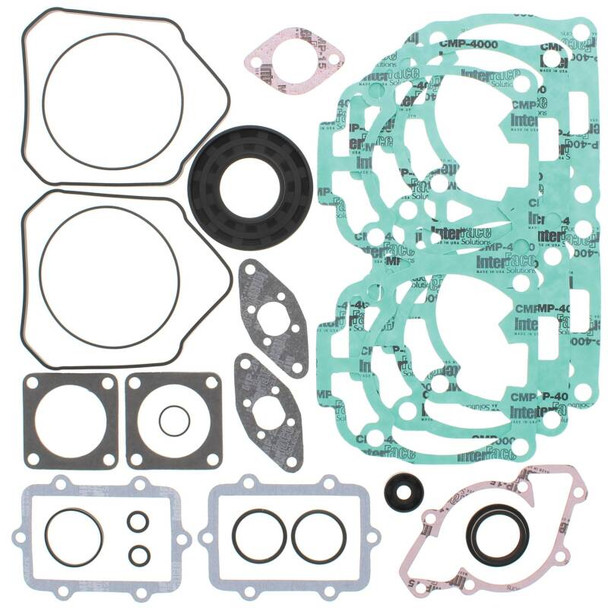 Vertex Pistons 2003 Grand Touring 800 SE/ 04-05 GSX 800 HO Complete Gasket Kit w/ Seals - VERTEXPISTONS711285
