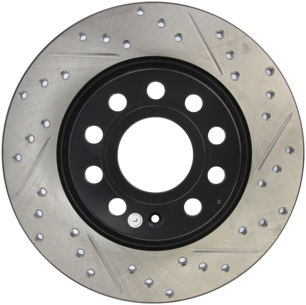 StopTech Slotted & Drilled Sport Brake Rotor - STOPTECH127.33099L