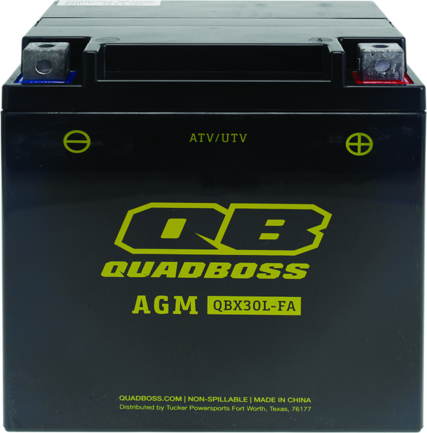 QuadBoss Maintenance-Free AGM Battery QBX30L-FA - QUADBOSS401387