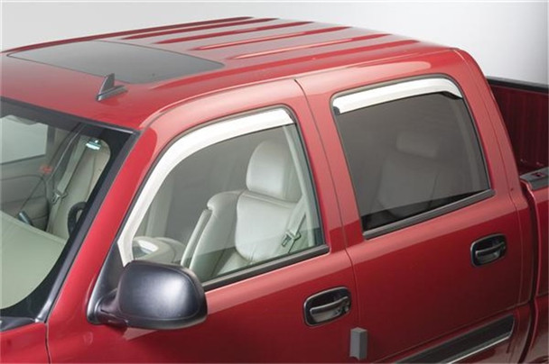Putco 10-20 RAM 2500/3500 - Set of 2 (Fronts Only) - Excl Reg Cab Element Chrome Window Visors - PUTCO480138