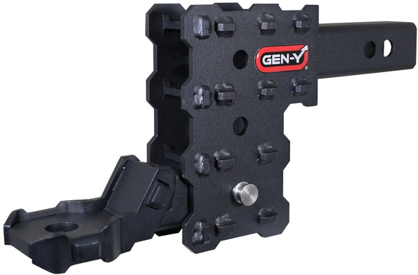 Gen-Y Phantom-X 2in Hollow Shank 4.5in Drop 700lb TW 7K Hitch w/GH-13051X Platinum Ball Mount - GEN-YHITCHGH-13053X