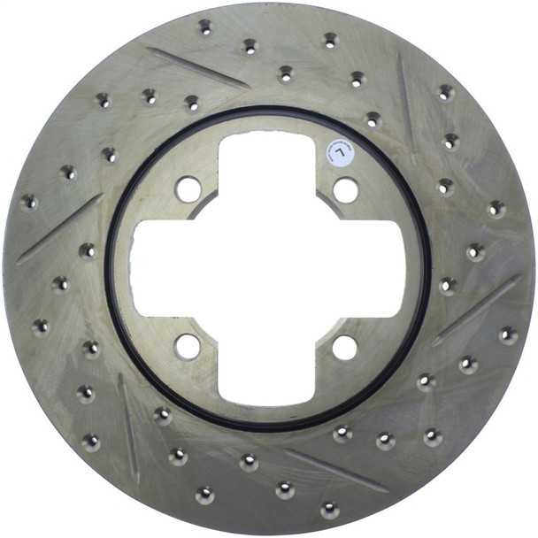 StopTech Slotted & Drilled Sport Brake Rotor - STOPTECH127.42005L