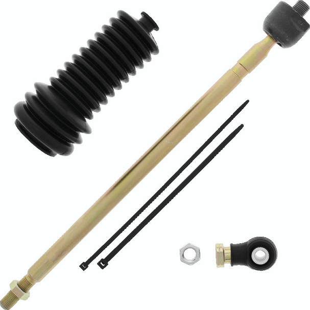 QuadBoss 09-10 Polaris Ranger 500 4x4 (03) Steering Rack Tie Rod Assembly Kit - Right Inner & Outer - QUADBOSS411148