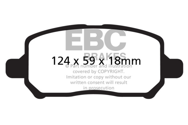 EBC Greenstuff Brake Pad Sets