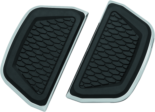 Kuryakyn Hex Passenger Board Inserts Chrome - KURYAKYN5902