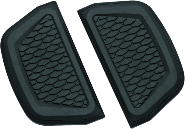 Kuryakyn Hex Passenger Board Inserts Black - KURYAKYN5903