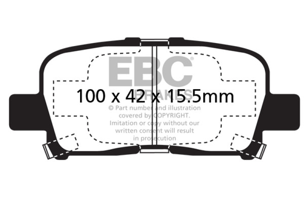 EBC Greenstuff Brake Pad Sets