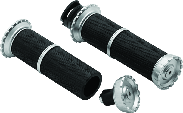 Kuryakyn Riot Grips Scout Silver - KURYAKYN3588