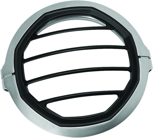Kuryakyn Dillinger Headlight Trim 5-3/4 Sil - KURYAKYN6687