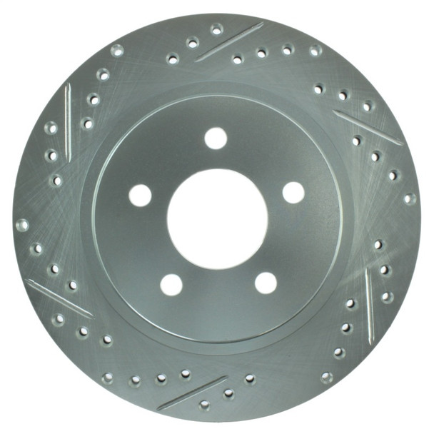 StopTech Select Sport 05-10 Ford Mustang GT Slotted and Drilled Rear Right Rotor - STOPTECH227.61087R