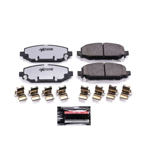 Power Stop 18-19 Jeep Wrangler Rear Z36 Truck & Tow Brake Pads w/Hardware - POWERSTOPZ36-6004