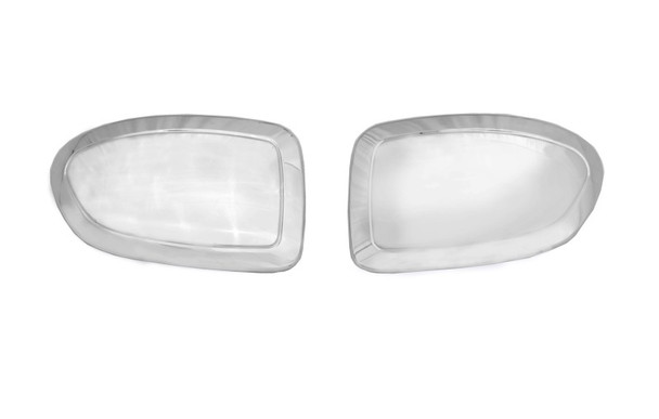 AVS 02-06 Cadillac Escalade Mirror Covers 2pc - Chrome - AVS687664