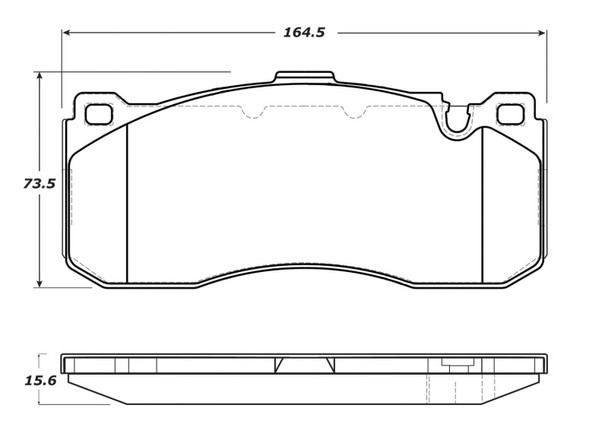StopTech Street Touring 08-09 BMW 128i/135i Coupe Front Brake Pads - STOPTECH308.13710