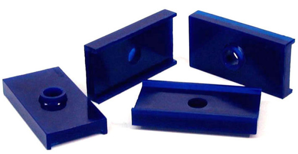 SuperPro 1956 MG MGA Base Rear Spring Insulator Pad Set - SUPERPROSPF0013K