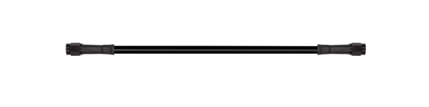 Goodridge 30in Universal Brake Line Assembly w/Black Zinc Fittings & Black Hose - GOODRIDGE30330TB-BK