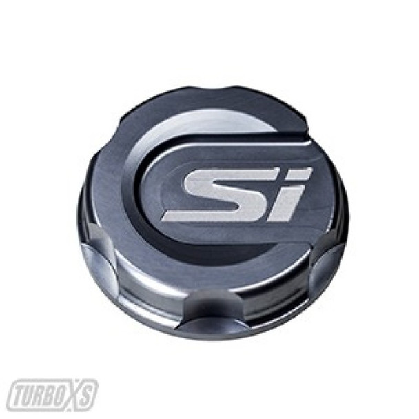 Turbo XS 2016+ Honda Civic Grey Oil Cap - TURBOXSHC-OC-GRY-SI