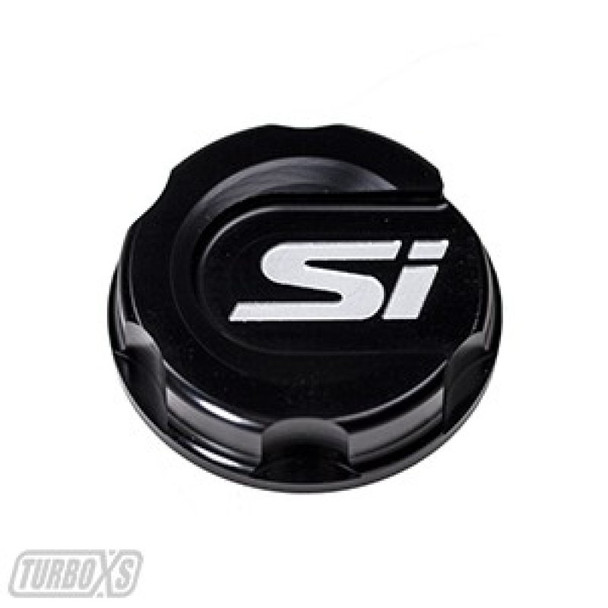 Turbo XS 2016+ Honda Civic Black Oil Cap - TURBOXSHC-OC-BLK-SI
