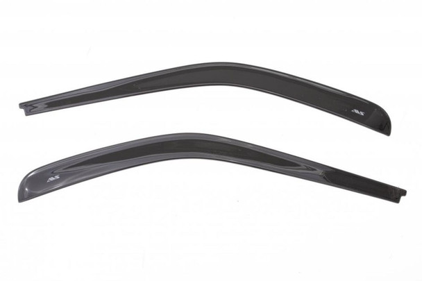 AVS 07-18 Jeep Wrangler (2 Door Only) Ventvisor Low Profile Window Deflectors 2pc - Smoke - AVS892020