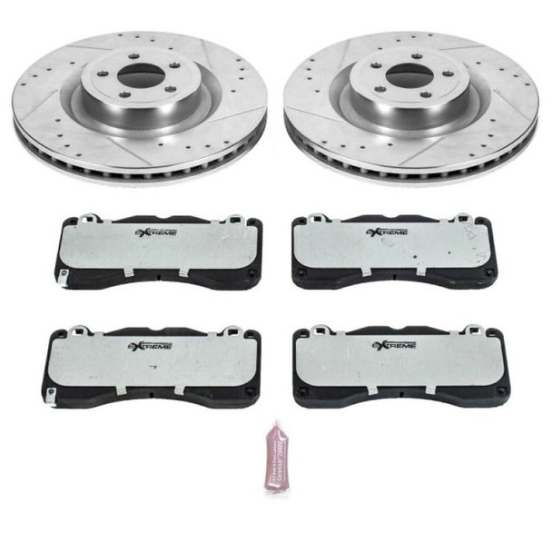 Power Stop 15-22 Ford Mustang Front Z26 Street Brake Kit - MSM-T-793702G