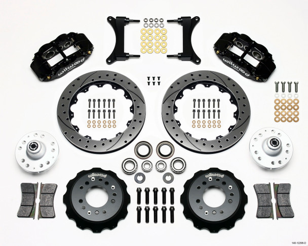 Wilwood Narrow Superlite 6R Front Hub Kit 12.88in Drilled 79-87 GM G Body - MSM-T-137779