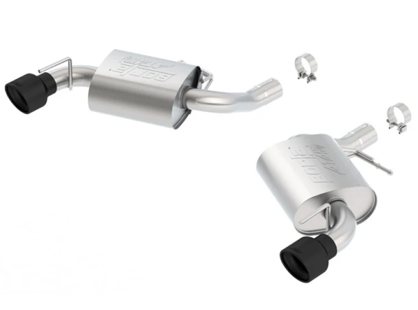 Borla 2016 Chevy Camaro SS V8 AT/MT ATAK Rear Section Exhaust w/o NPP Valves Ceramic Black - MSM-T-171760