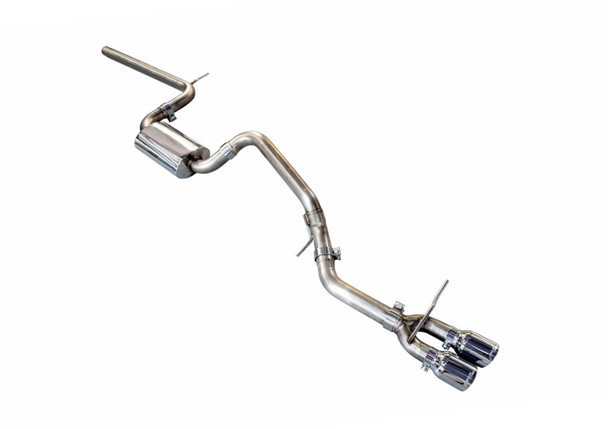 AWE Tuning VW MK7 Golf SportWagen Track Edition Exhaust w/Chrome Silver Tips (90mm) - MSM-T-131134