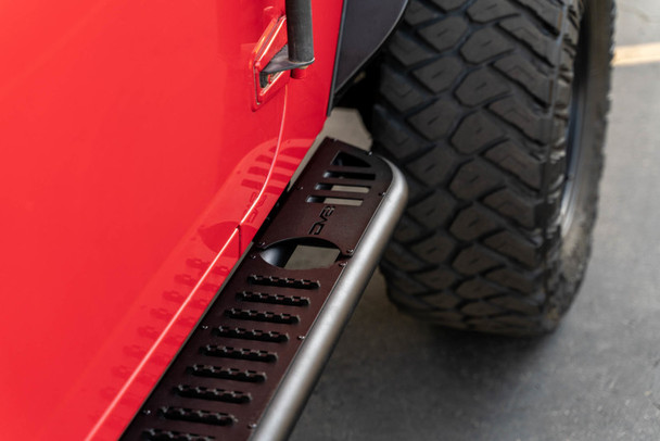 DV8 Offroad 07-18 Jeep Wrangler JK (4 Door Only) OE Plus Side Steps - MSM-T-633818