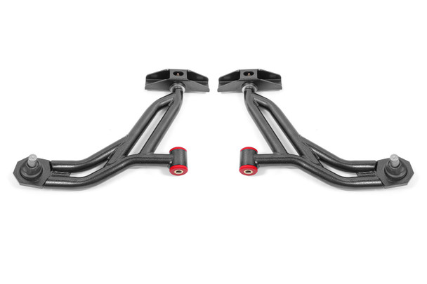 BMR 10-14 Ford Mustang / Shelby GT500 Non-Adj. Lower A-Arms (Poly/Delrin) - Black Hammertone - MSM-T-374390