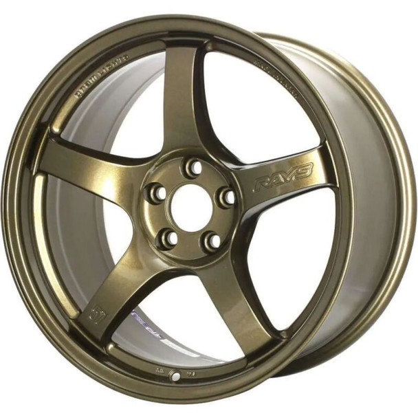 Gram Lights 57DR 18x9.5 +38 5x100 Almite Gold Wheel - MSM-T-483129