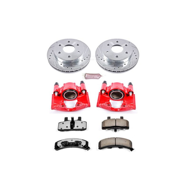 Power Stop 99-00 Cadillac Escalade Front Z36 Truck & Tow Brake Kit w/Calipers - MSM-T-411820
