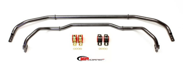 BMR 13-15 Chevrolet Camaro Front & Rear Hollow 29mm Adj. Sway Bar Kit w/ Bushings - Black Hammertone - MSM-T-475231