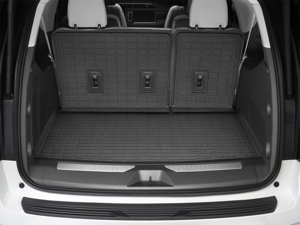 WeatherTech 20-25 Hyundai Telluride Seatback Cargo Liners HP With Bumper Protector - Black - MSM-T-1006644