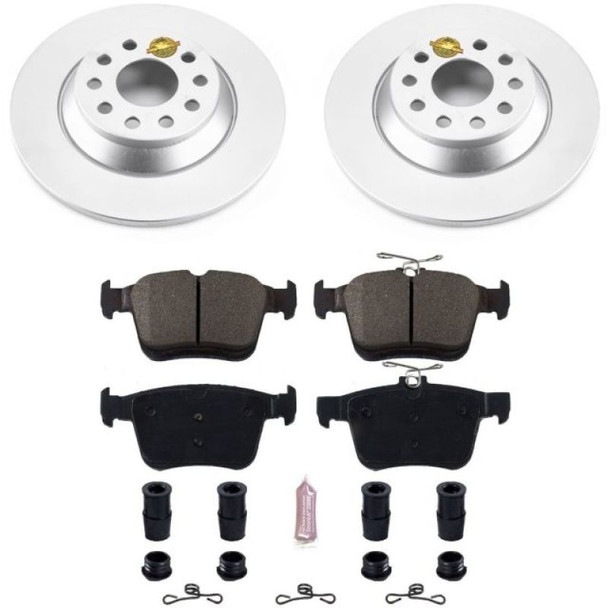 Power Stop 16-18 Audi TT Quattro Rear Z23 Evolution Sport Coated Brake Kit - MSM-T-382706