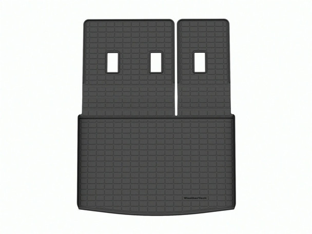 WeatherTech 21-23 GMC Yukon XL / Yukon Denali XL & Chevy Suburban Seatback Cargo Liner HP - Black - MSM-T-561752