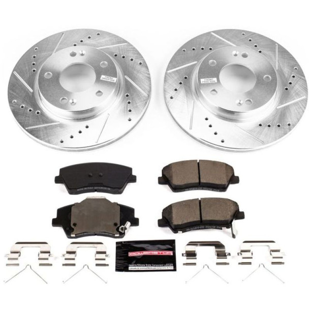 Power Stop 17-19 Hyundai Ioniq Front Z23 Evolution Sport Brake Kit - MSM-T-386892