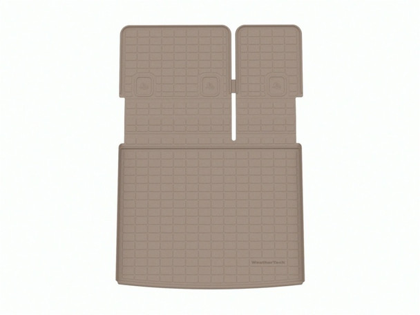 WeatherTech 19-22 Jeep Cherokee KL (w/Cargo Floor in Highest Position) Seatback Cargo Liner HP - Tan - MSM-T-561757