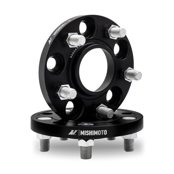 Mishimoto Wheel Spacers - 5x114.3 - 66.1 - 40 - M12 - Black - MSM-T-612391