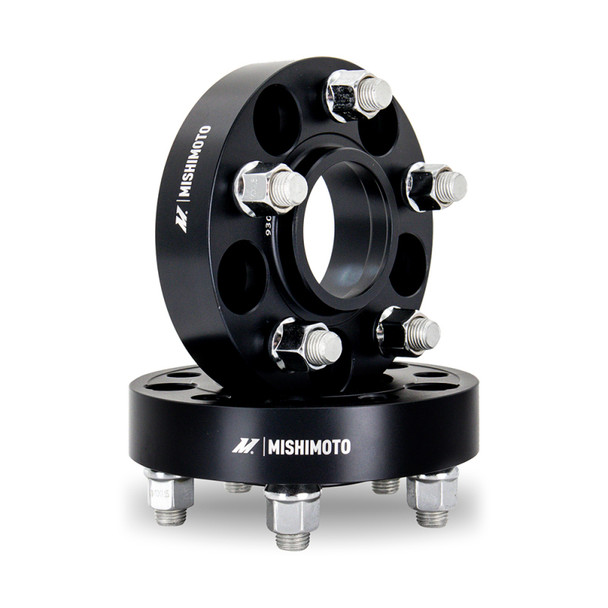 Mishimoto Wheel Spacers - 5X114.3 / 70.5 / 35 / M14 - Black - MSM-T-484437