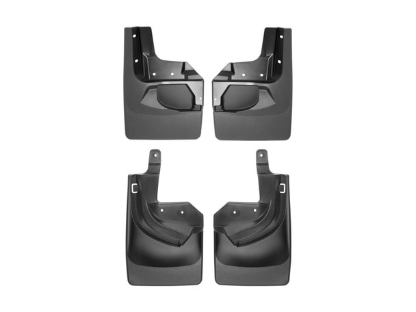 WeatherTech 2018 Jeep Wrangler Rubicon No Drill Mudflaps - Black - MSM-T-515599